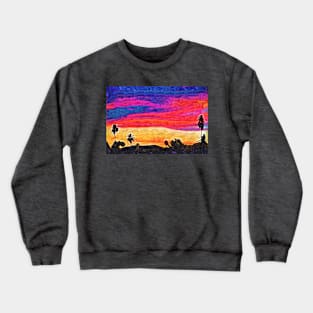 Sunset In The Desert Crewneck Sweatshirt